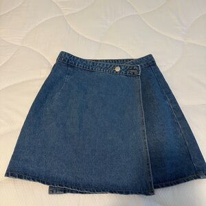 Denim wrap Skirt
